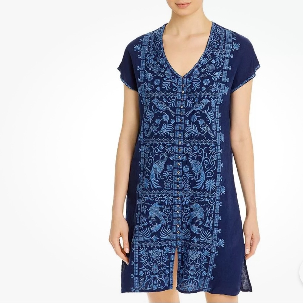 Johnny Was Harriet Button Down Tunic Dress